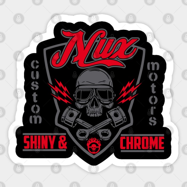 Nux Sticker by carloj1956